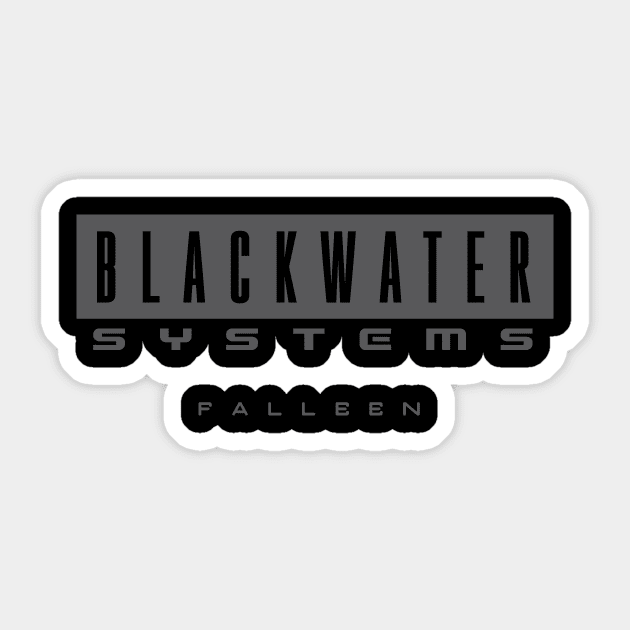 Blackwater Systems Sticker by MindsparkCreative